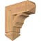 Ekena Millwork Balboa Arts & Crafts Smooth Bracket, Western Red Cedar, 5 1/2"W x 18"D x 18"H BKT06X18X18BOA03SWR - alternate 1